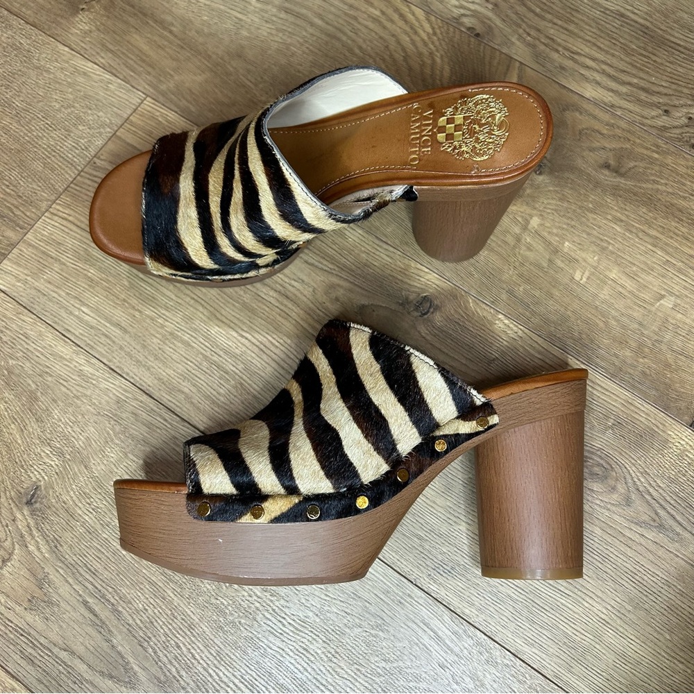 NWOB Vince Camuto Haydorn 3 platform slide wedge - Size 7.5 - Picture 8 of 13
